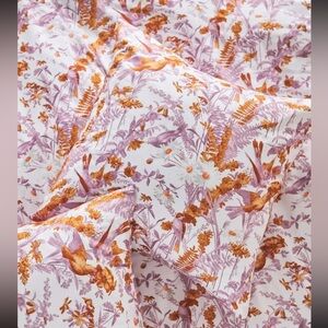 New Anthropologie Nina Organic Sateen Euro Pillow Sham 1